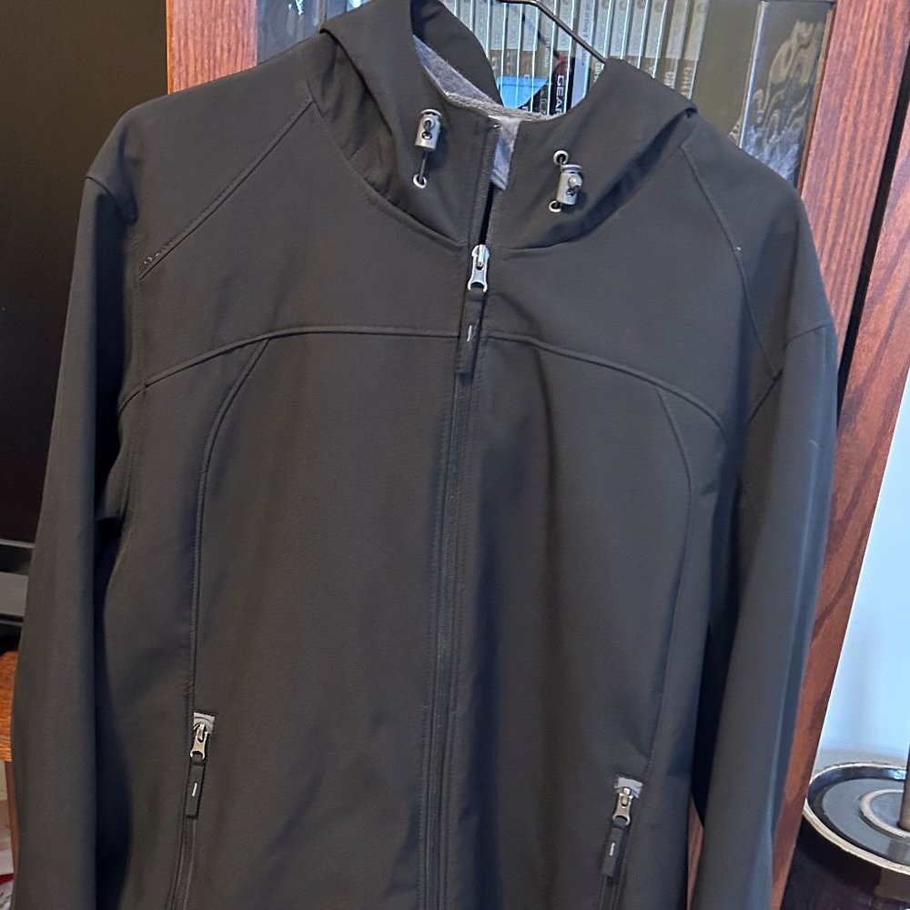 Long sleeve, lined black jacket, womens size XXL